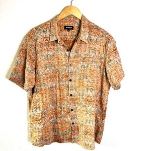 VatPave Floral Shirt XL men’s Hawaiian aloha surf button down cotton